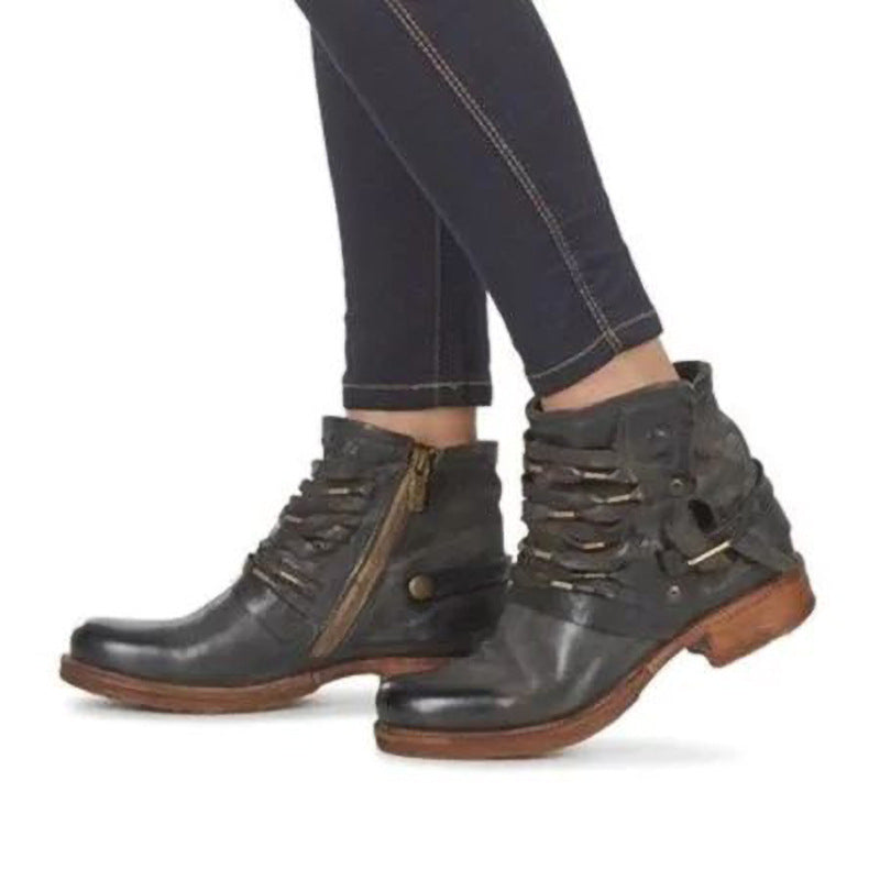 Bottines à Talon Carré et Franges Élégantes pour Femme : Confort et Style au Quotidien