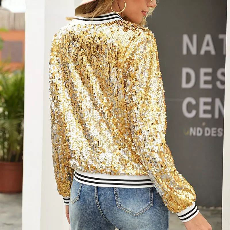 Veste Courte à Sequins Géométriques : L'Élégance Audacieuse pour Femme