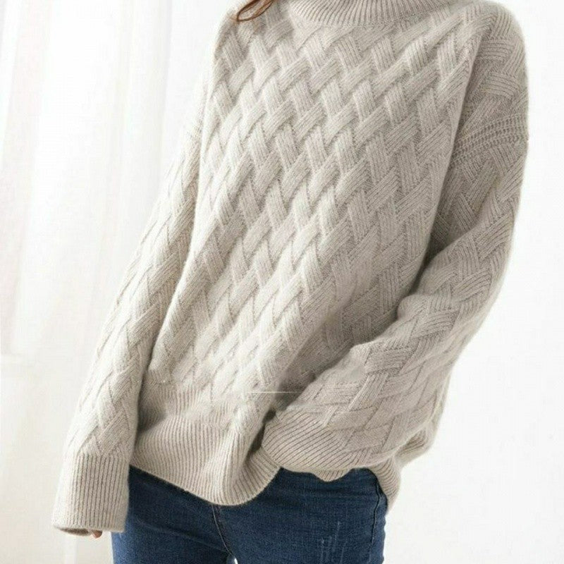 Pull Femme Col Roulé Audrey Éternelle : Élégance et Confort pour l'Automne